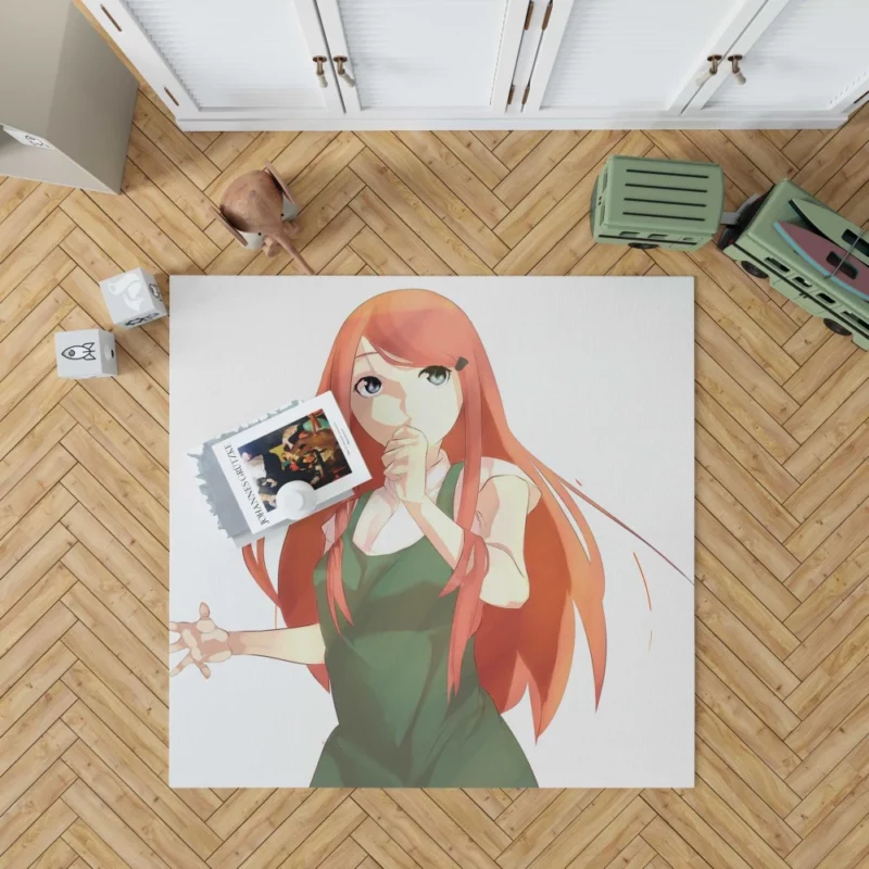 Naruto Mother Kushina Uzumaki Anime Rug