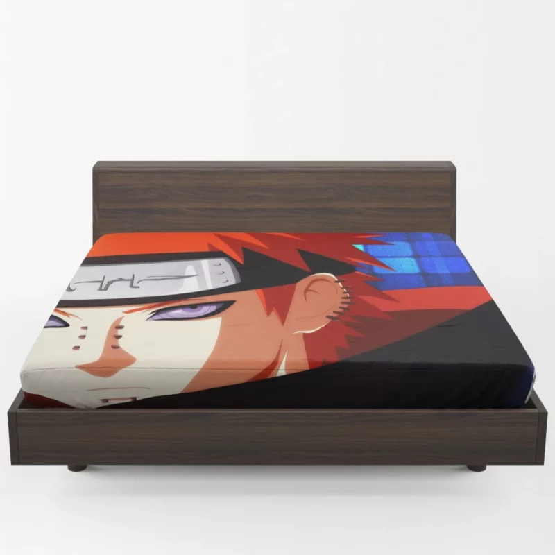 Naruto Pain Yahiko Saga Anime Fitted Sheet 1