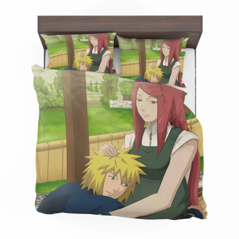 Naruto Parents Minato and Kushina Anime Bedding Set 1