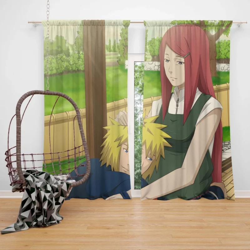 Naruto Parents Minato and Kushina Anime Curtain