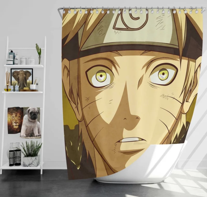 Naruto Perpetual Mission Anime Shower Curtain