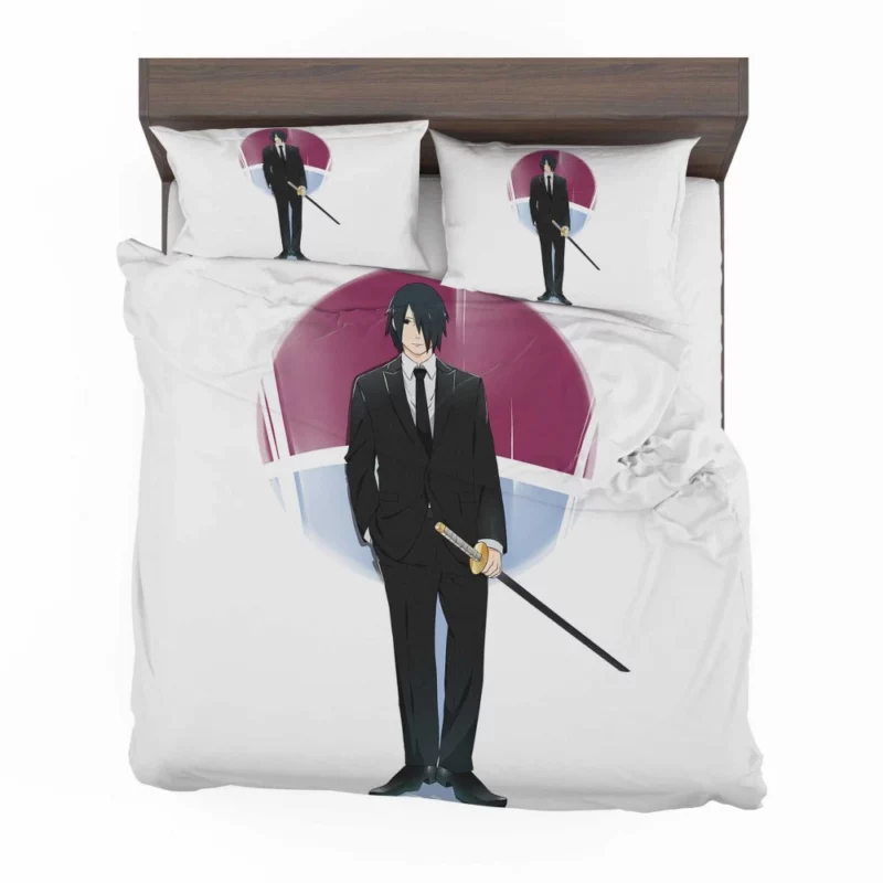 Naruto Rival Sasuke Uchiha Anime Bedding Set 1