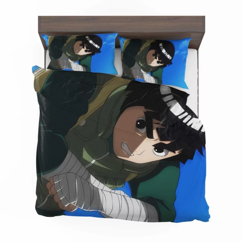 Naruto Rock Lee Gates Unleashed Anime Bedding Set 1