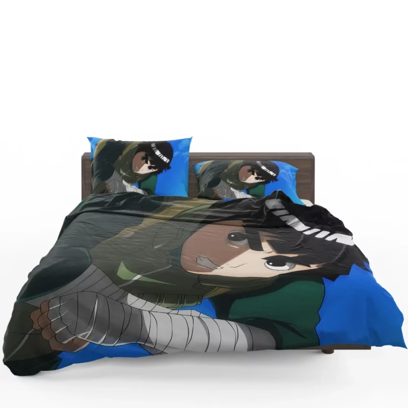 Naruto Rock Lee Gates Unleashed Anime Bedding Set