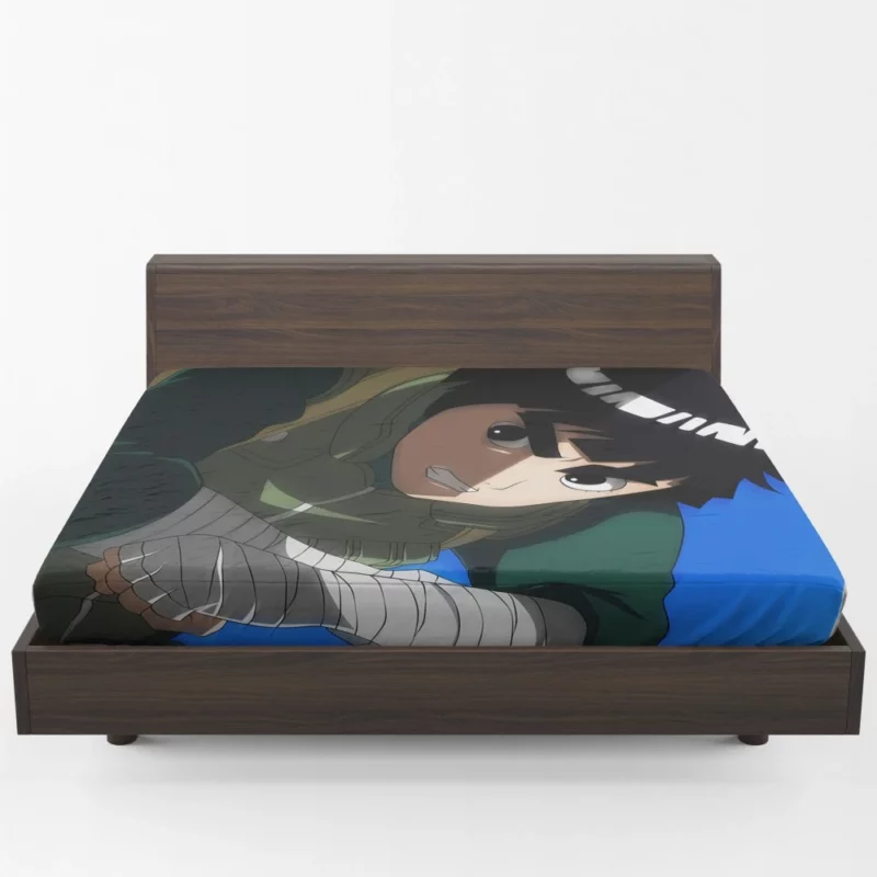 Naruto Rock Lee Gates Unleashed Anime Fitted Sheet 1