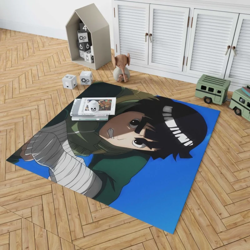 Naruto Rock Lee Gates Unleashed Anime Rug 1