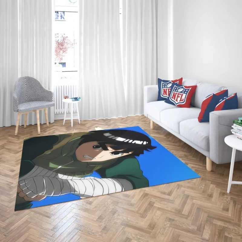 Naruto Rock Lee Gates Unleashed Anime Rug 2