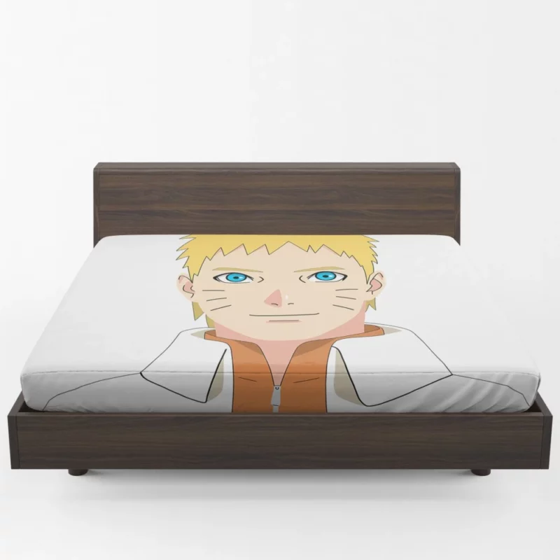 Naruto Smiling Determination Anime Fitted Sheet 1