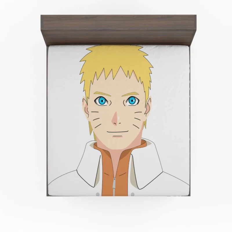 Naruto Smiling Determination Anime Fitted Sheet