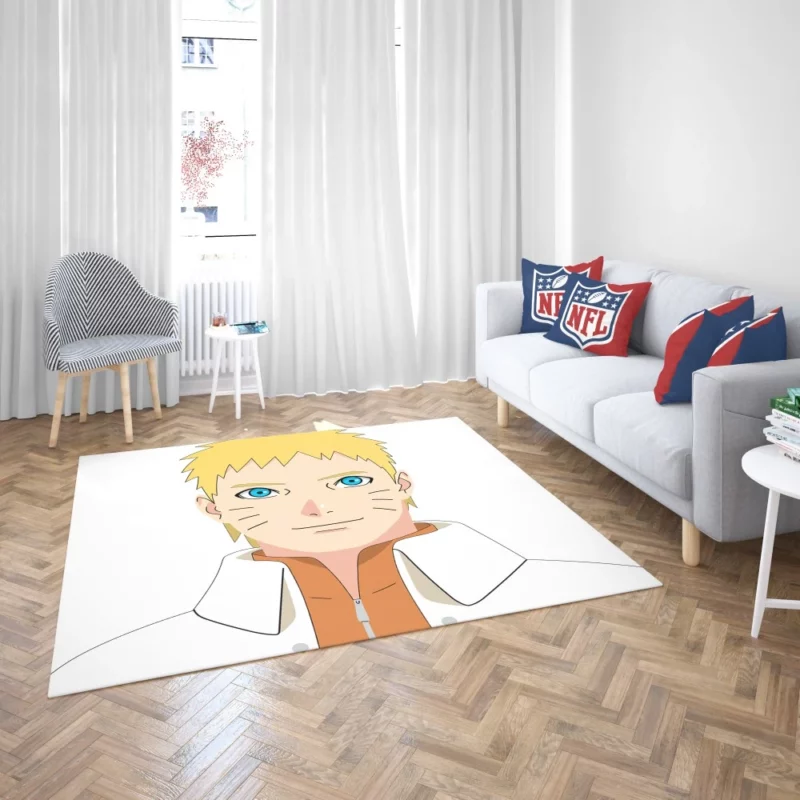 Naruto Smiling Determination Anime Rug 2