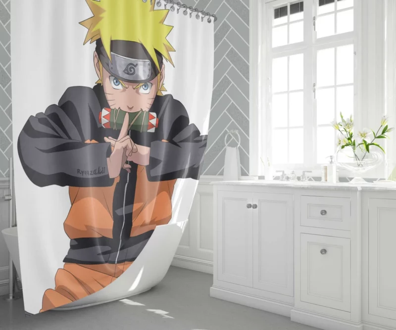 Naruto Timeless Adventure Anime Shower Curtain 1