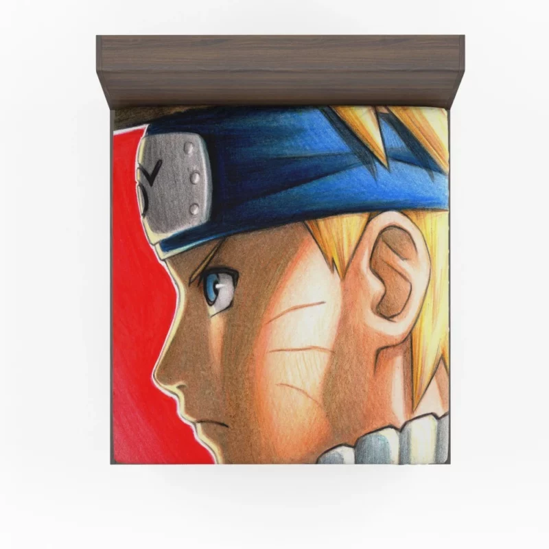 Naruto Unceasing Efforts Anime Fitted Sheet