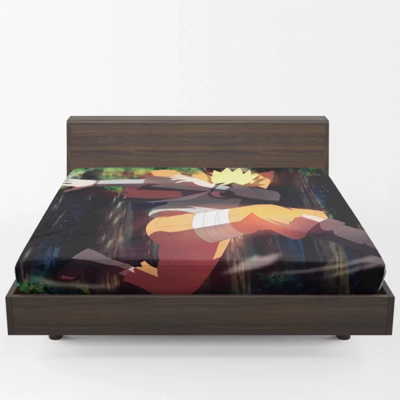 Naruto Undying Courage Anime Fitted Sheet 1