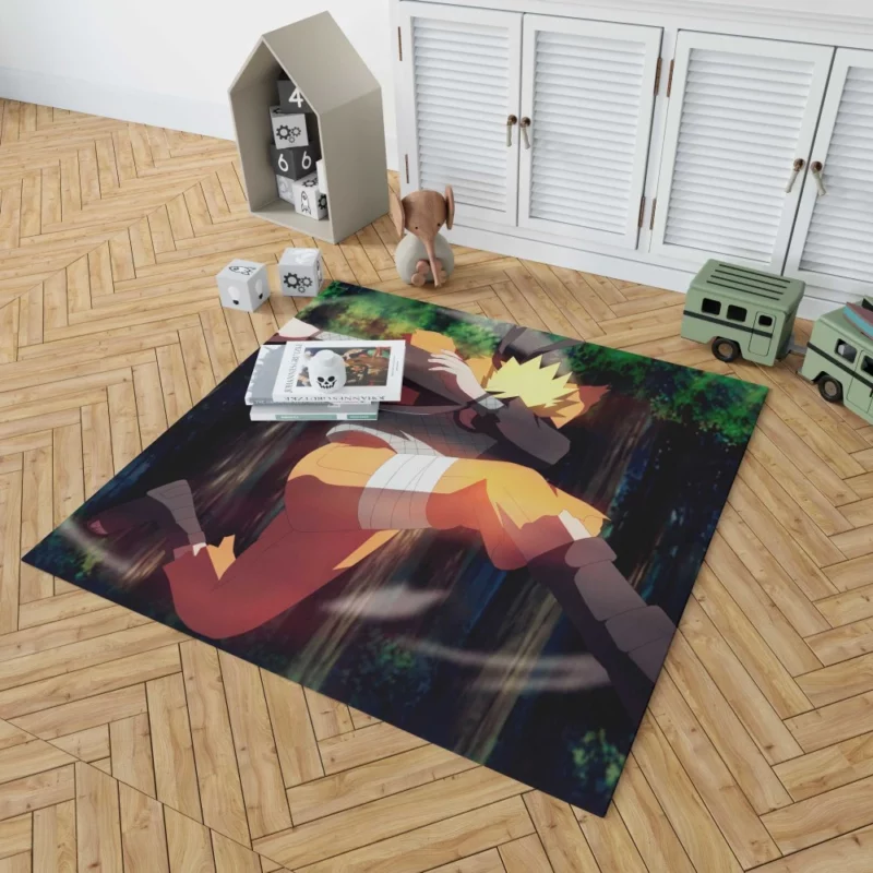 Naruto Undying Courage Anime Rug 1