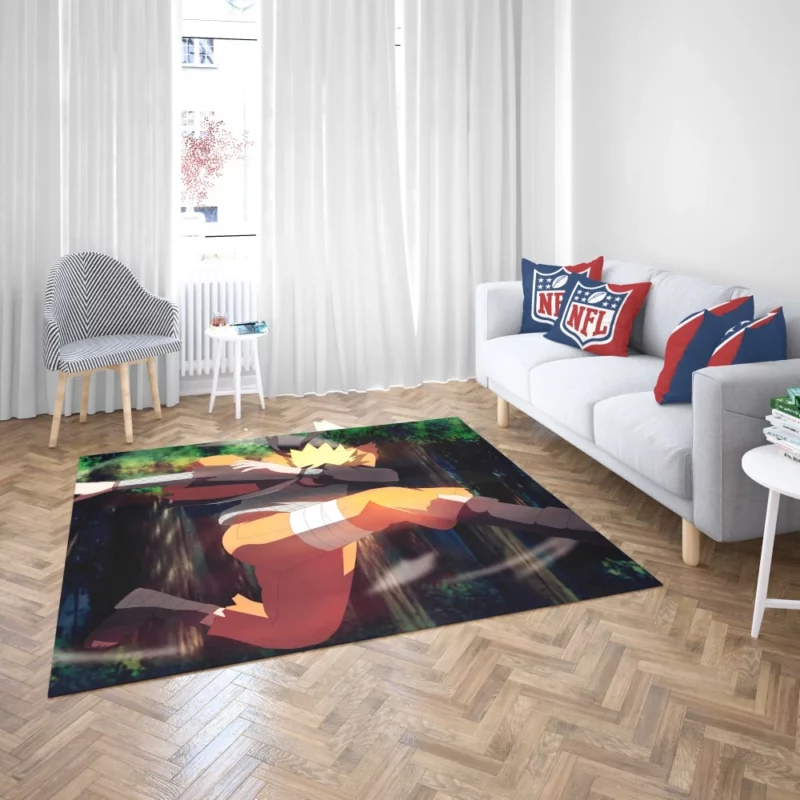 Naruto Undying Courage Anime Rug 2