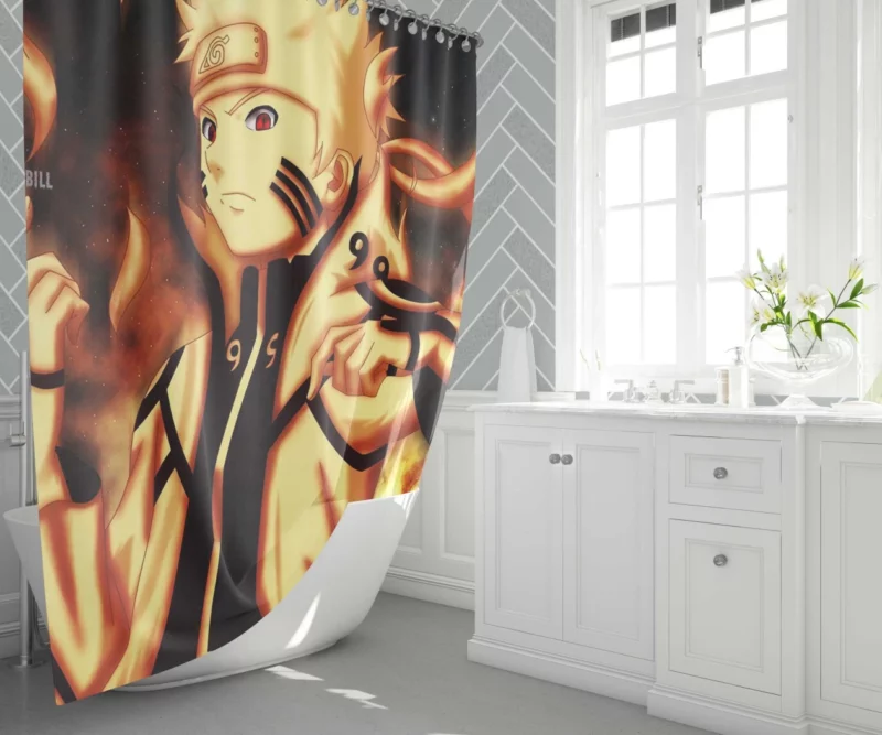 Naruto Undying Legacy Anime Shower Curtain 1