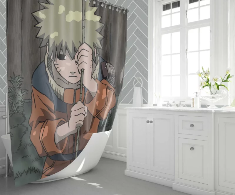Naruto Undying Will Anime Shower Curtain 1