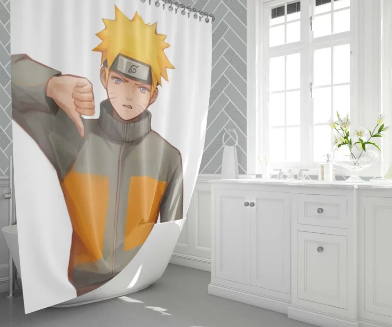 Naruto Unforgettable Story Anime Shower Curtain 1