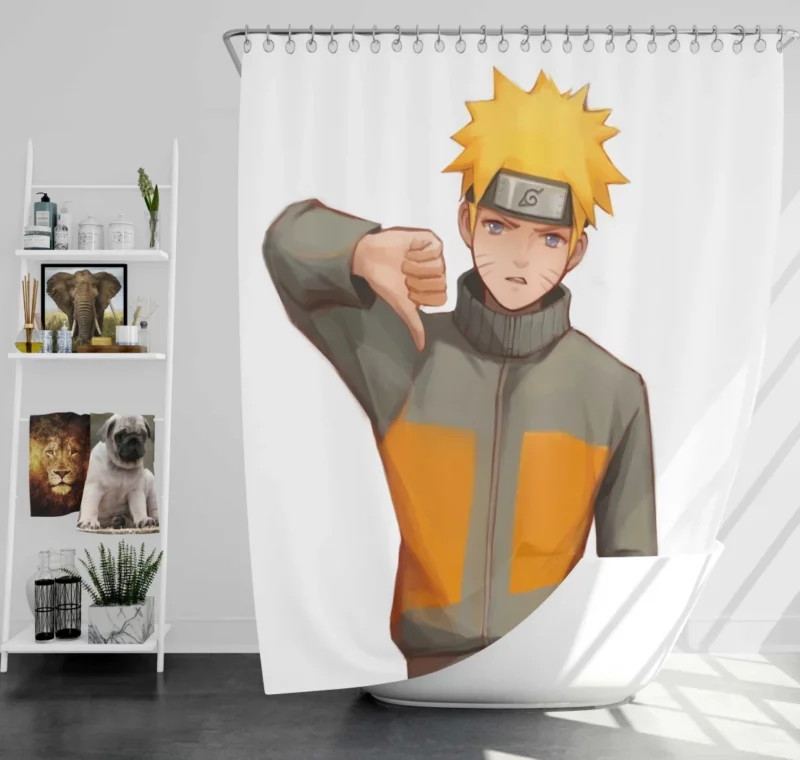 Naruto Unforgettable Story Anime Shower Curtain