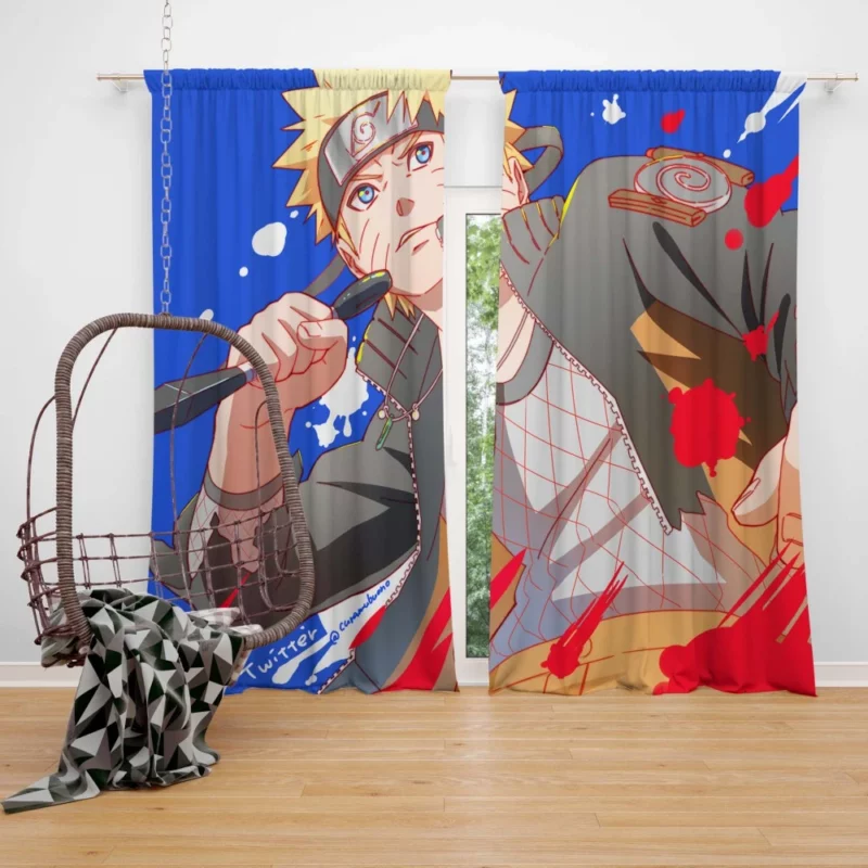 Naruto Unstinting Journey Anime Curtain