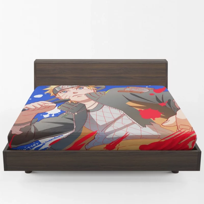 Naruto Unstinting Journey Anime Fitted Sheet 1