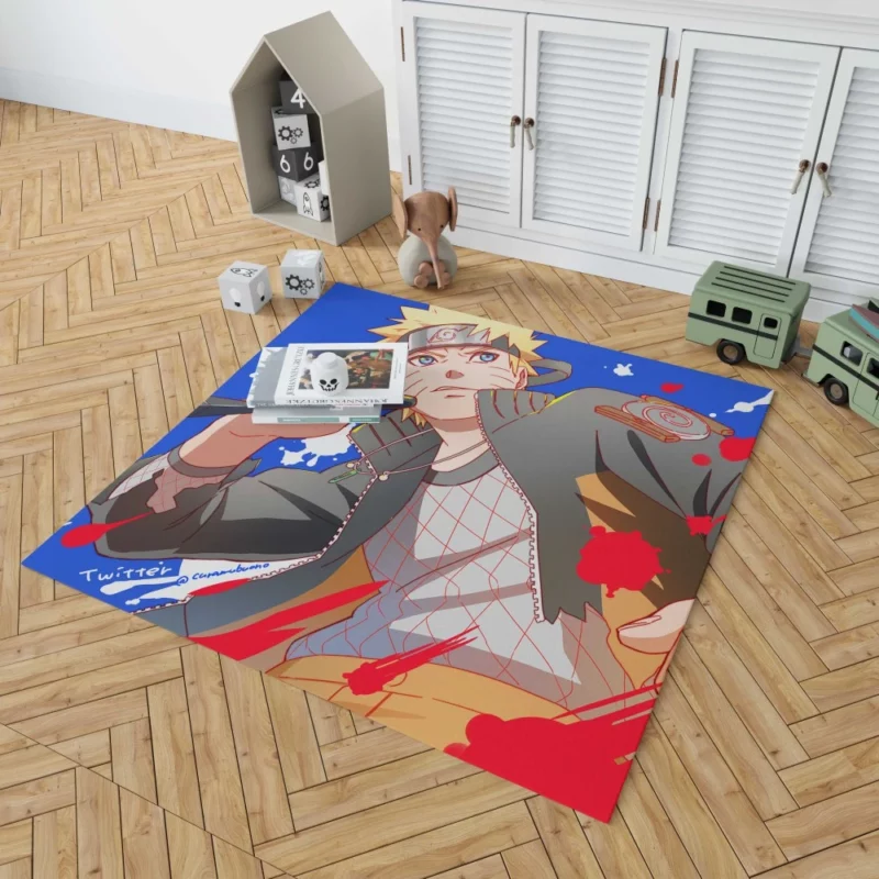 Naruto Unstinting Journey Anime Rug 1