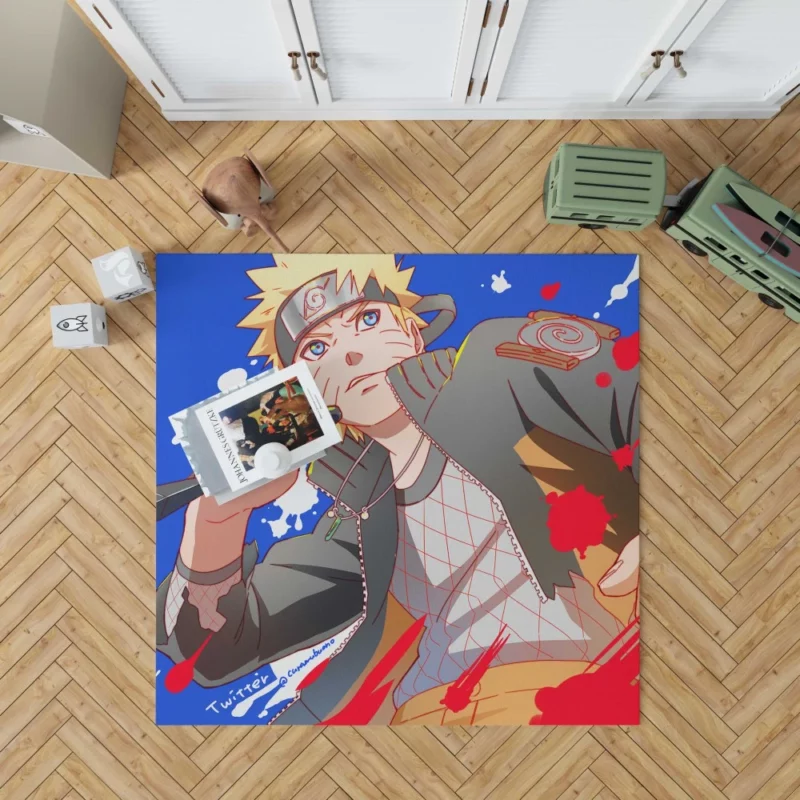 Naruto Unstinting Journey Anime Rug