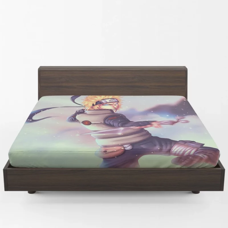 Naruto Unyielding Perseverance Anime Fitted Sheet 1