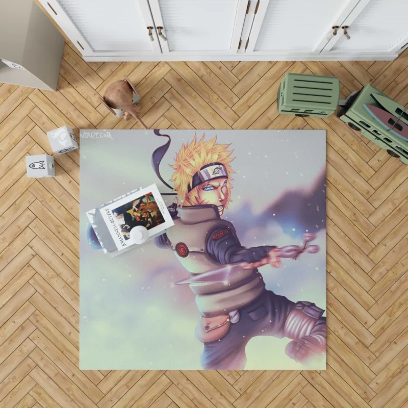 Naruto Unyielding Perseverance Anime Rug