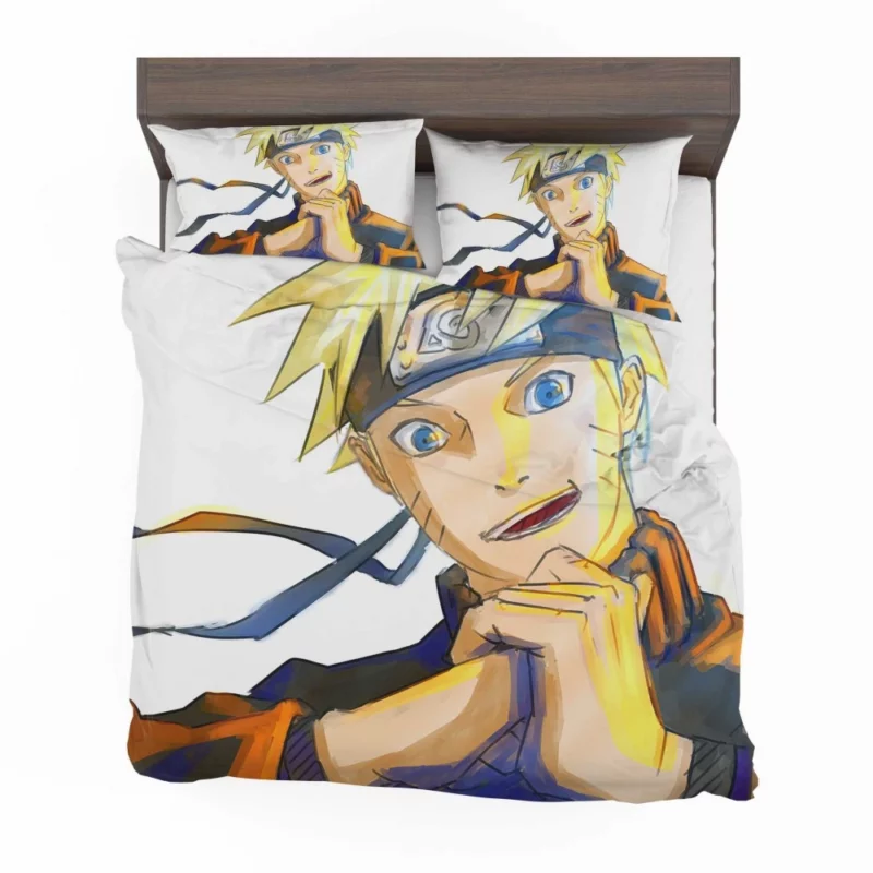 Naruto Uzumaki Blonde-Blue-Eyed Hero Anime Bedding Set 1