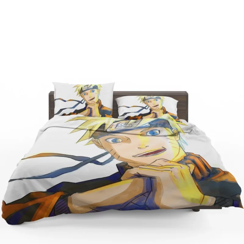 Naruto Uzumaki Blonde-Blue-Eyed Hero Anime Bedding Set