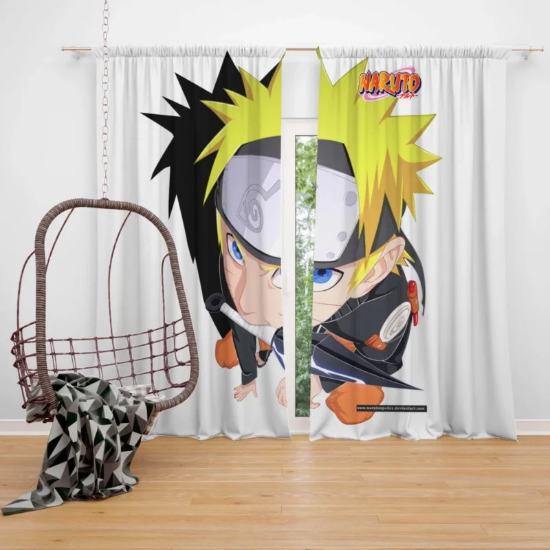 Naruto Uzumaki Determination Anime Curtain