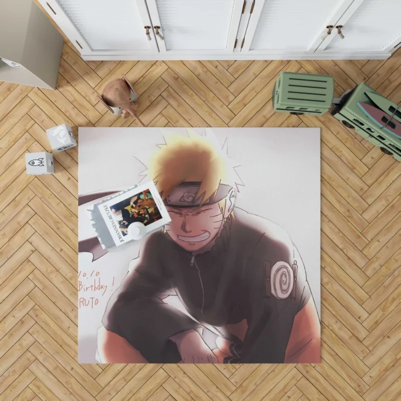 Naruto Uzumaki Endearing Spirit Anime Rug