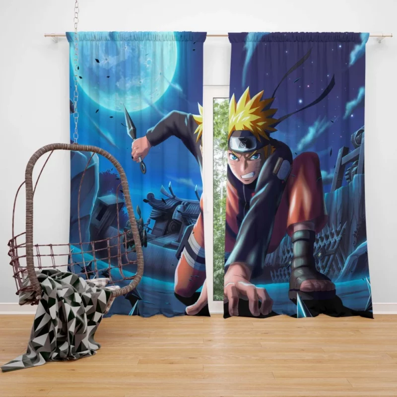 Naruto Uzumaki Eternal Hero Anime Curtain