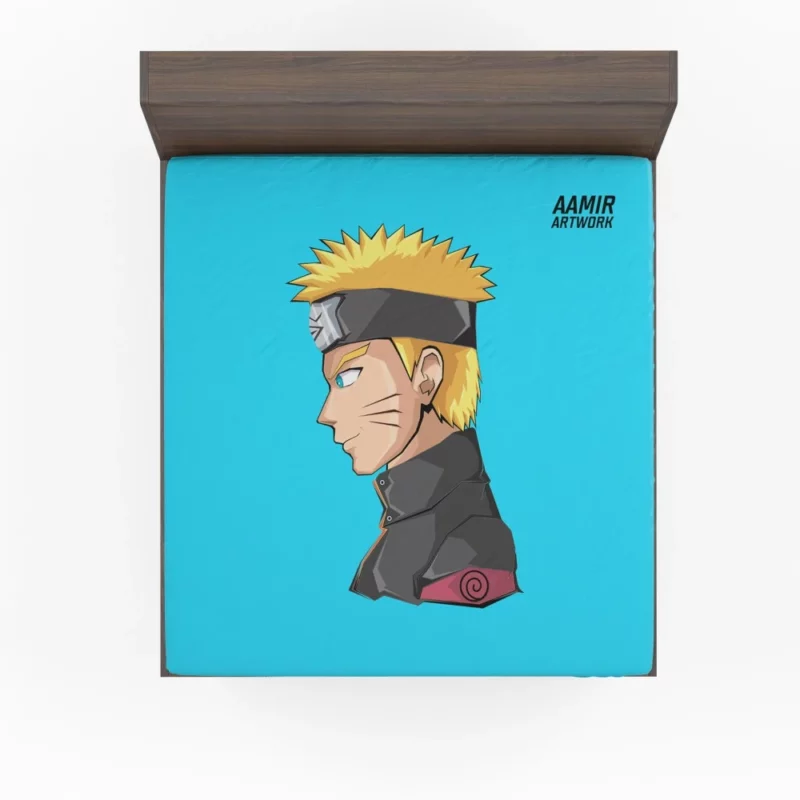 Naruto Uzumaki Inspirational Journey Anime Fitted Sheet