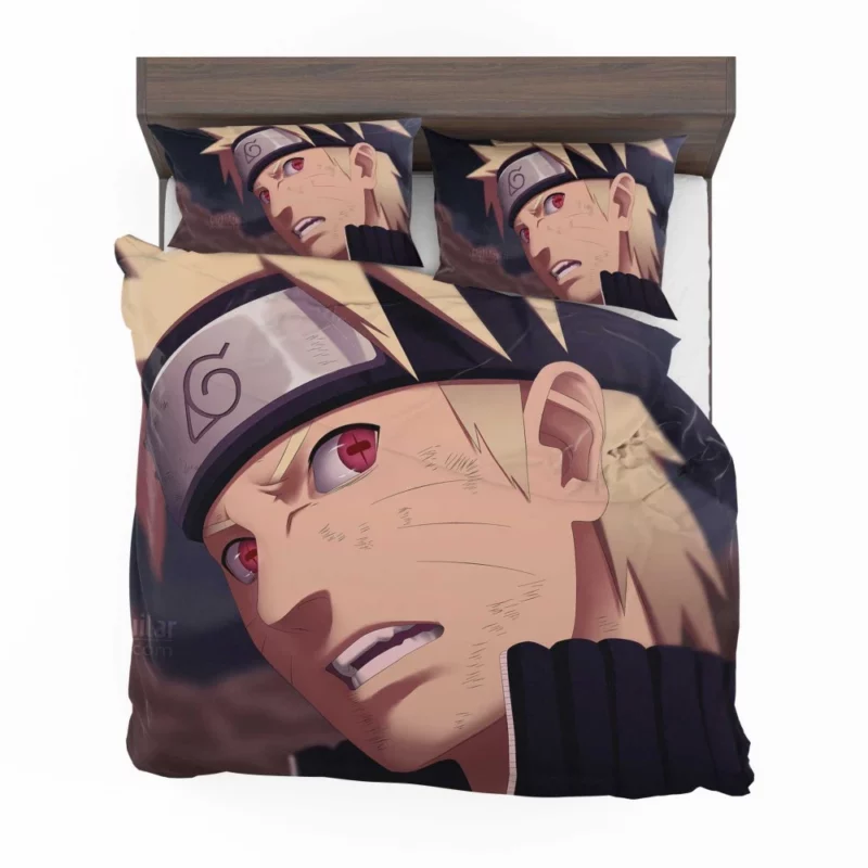 Naruto Uzumaki Red-Eyed Blond Hero Anime Bedding Set 1