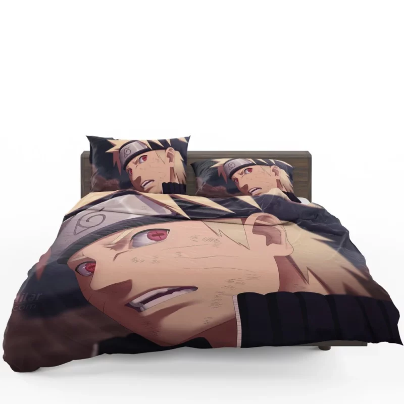 Naruto Uzumaki Red-Eyed Blond Hero Anime Bedding Set