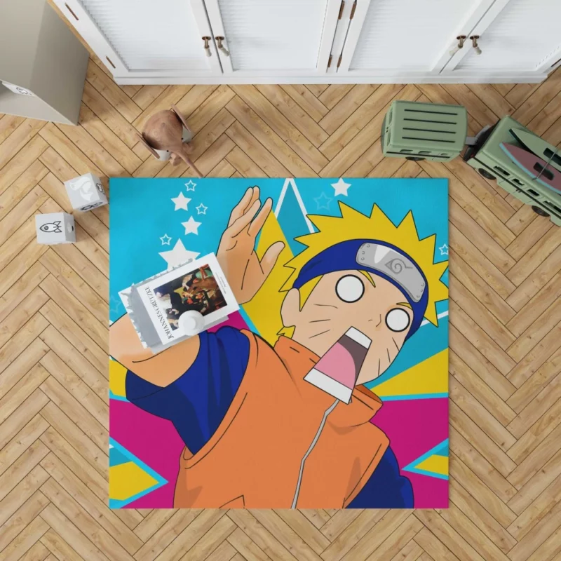 Naruto Uzumaki Trials Anime Rug