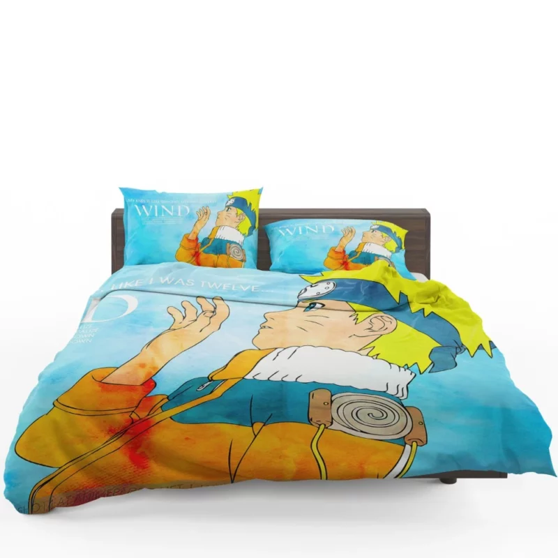 Naruto Windy Reflections Anime Bedding Set