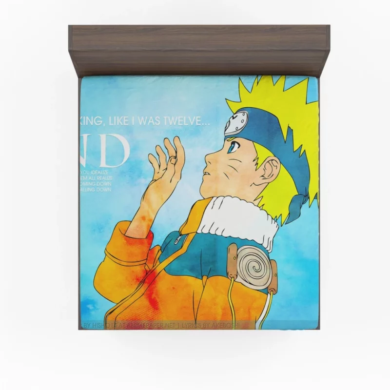 Naruto Windy Reflections Anime Fitted Sheet