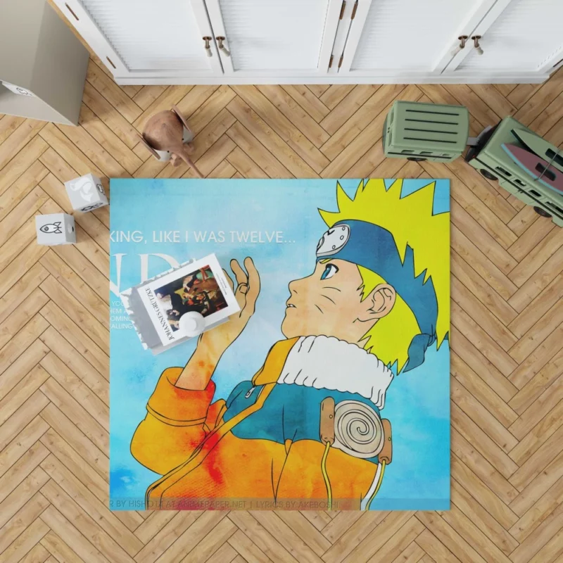 Naruto Windy Reflections Anime Rug