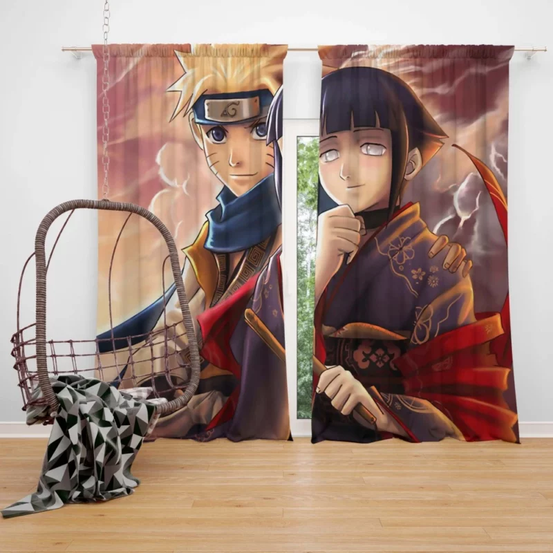 Naruto and Hinata Cherished Love Anime Curtain