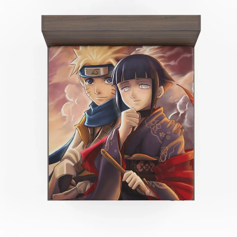 Naruto and Hinata Cherished Love Anime Fitted Sheet