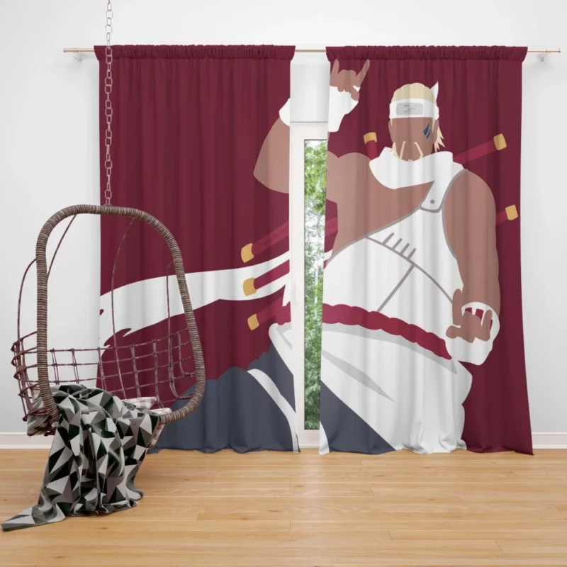 Naruto and Hinata Love Adventure Anime Curtain