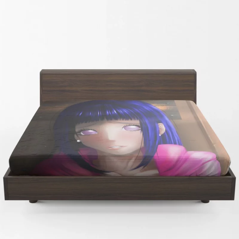 Naruto and Hinata Love Blossoms Anime Fitted Sheet 1