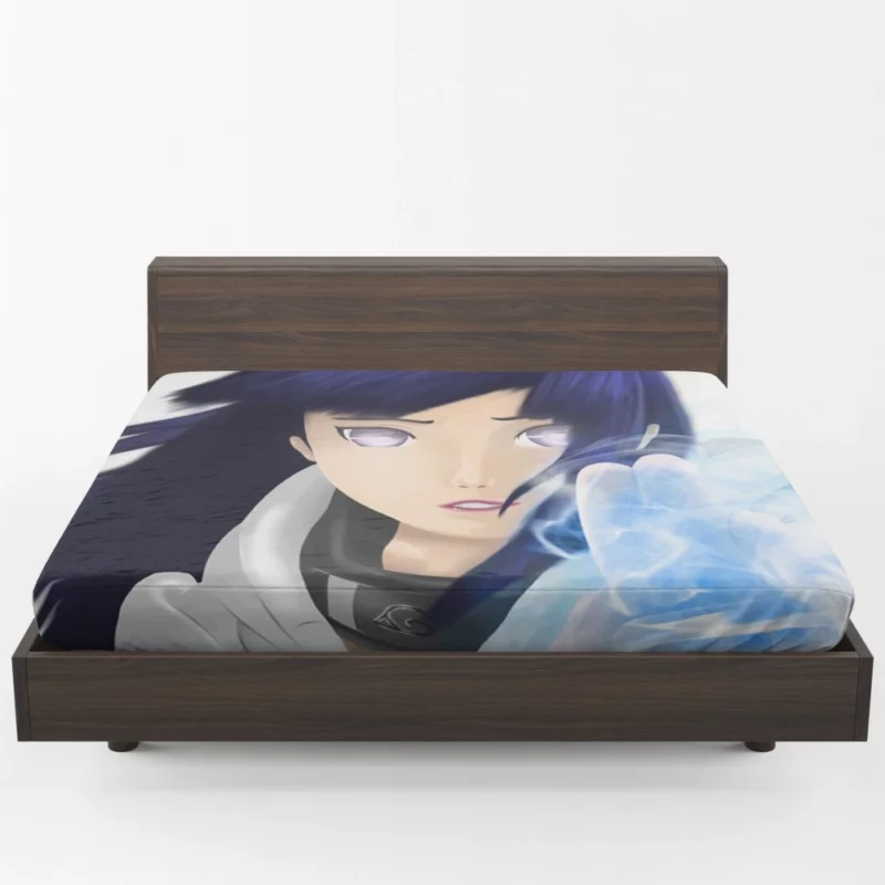 Naruto and Hinata Symbol of Love Anime Fitted Sheet 1