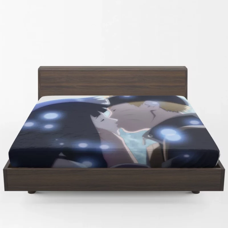 Naruto and Hinata United Love Anime Fitted Sheet 1