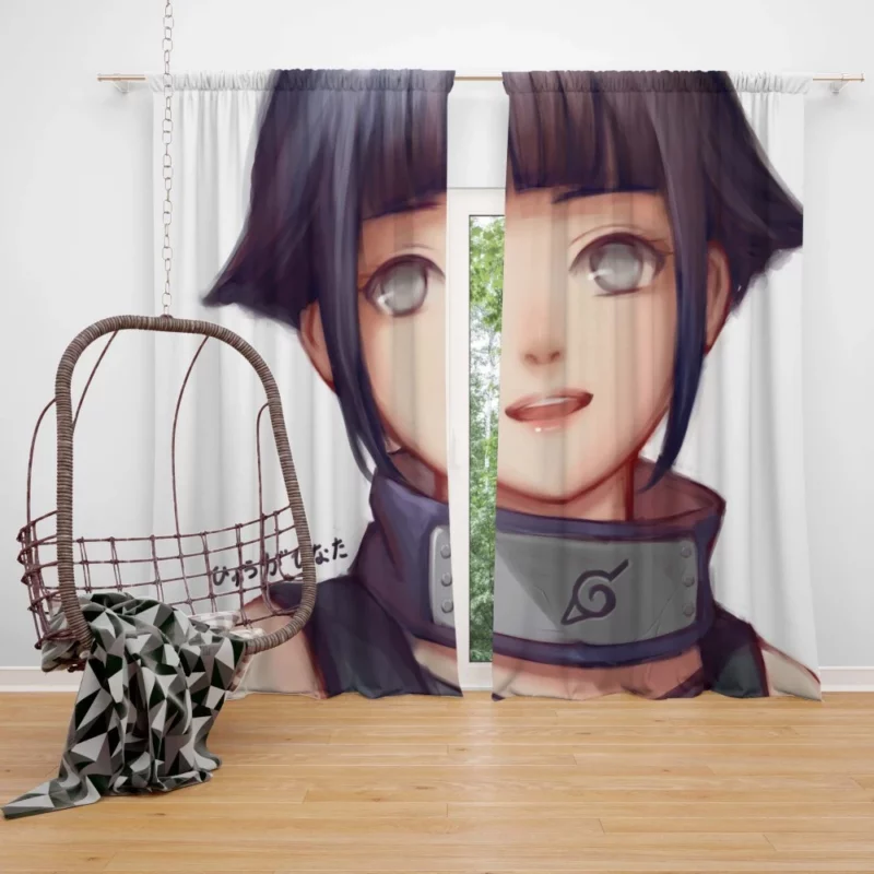 Naruto and Hinata Unwavering Love Anime Curtain