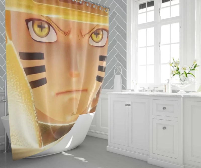 Naruto in Jump Force Game Anime Shower Curtain 1