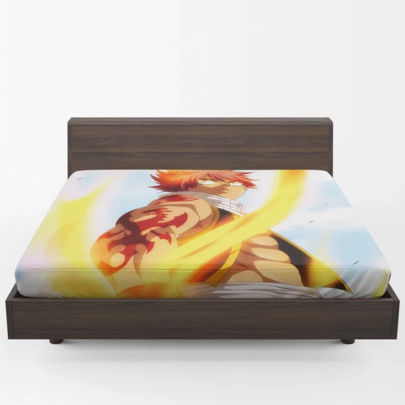 Natsu Dragneel Epic Journey Anime Fitted Sheet 1